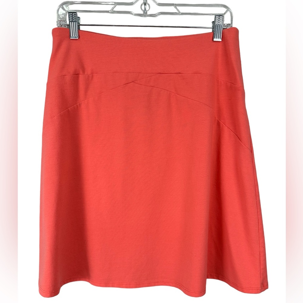 Patagonia Pink Pull On Elastic Skirt Organic Cotton Blend Medium